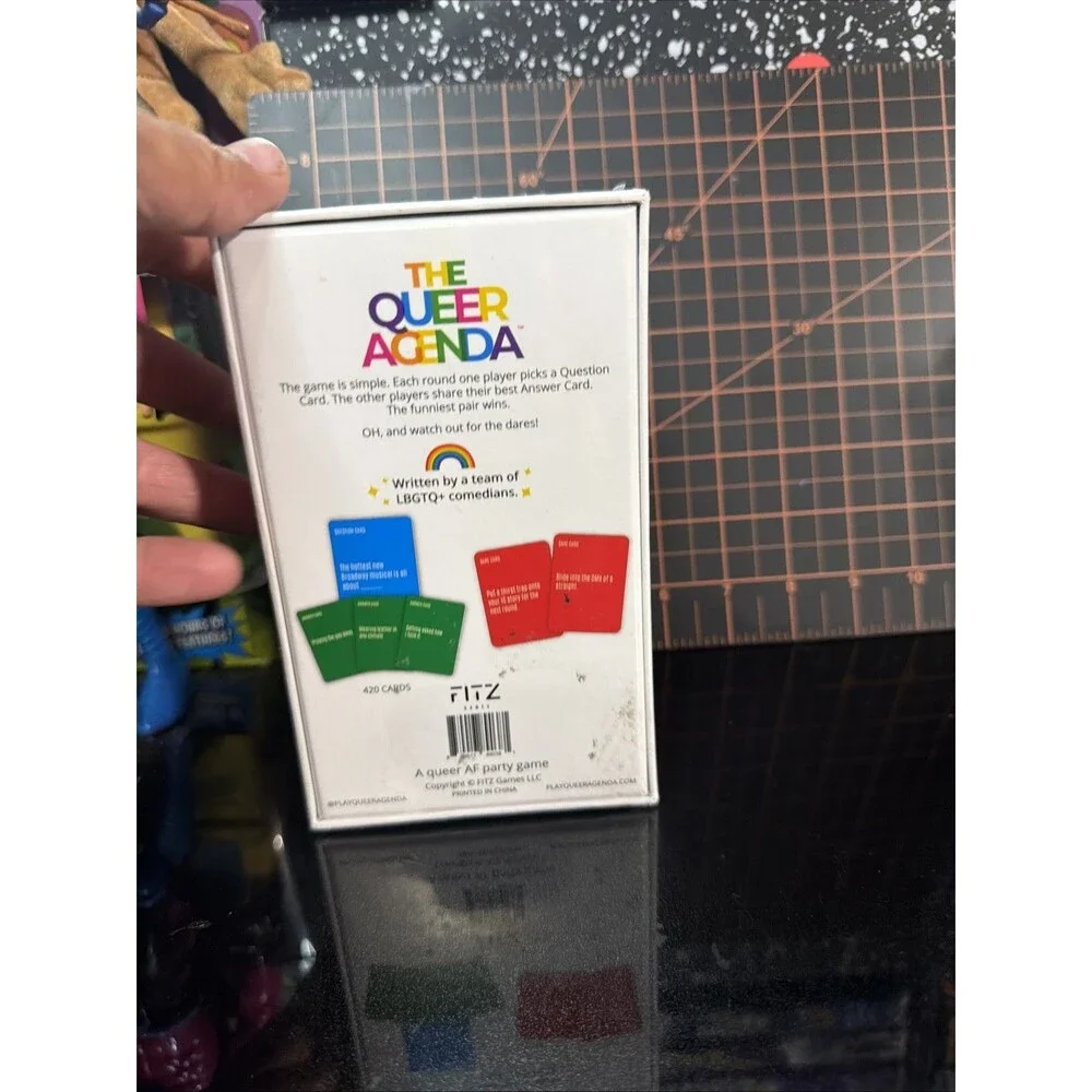 The Queer Agenda Party Card Game Version 1 LGBTQ+ 420 Cards NEW Factory Sealed